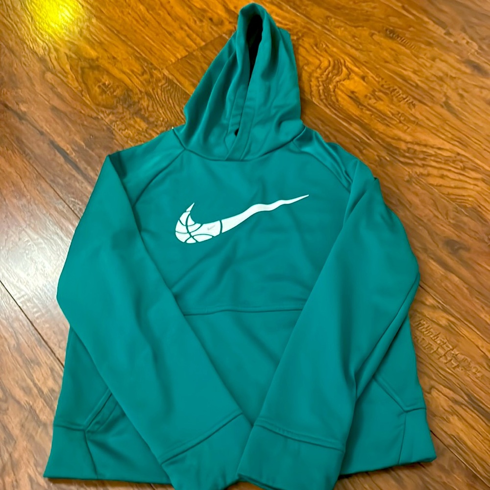 Boys green Nike hoodie size 10(medium)